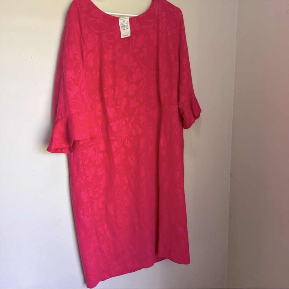 Ashley Stewart  Pink Knee-Length A-Line Dress